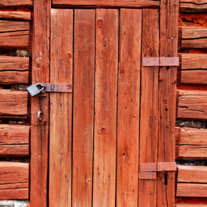 Backdrop: Holzhütte